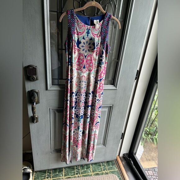 Chico’s Crown Paisley Maxi Dress - Picture 3 of 8